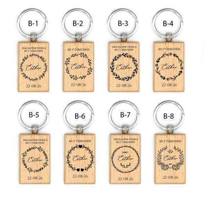 Llavero de Madera  - Modelo CM2