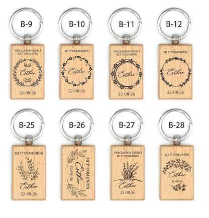 Llavero de Madera  - Modelo CM2