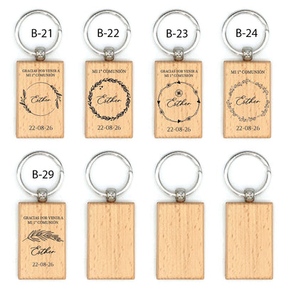 Llavero de Madera  - Modelo CM2