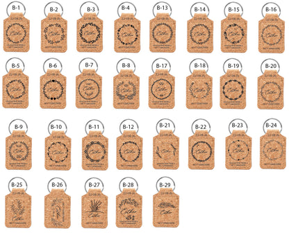 Llavero de Corcho  - Modelo CM3