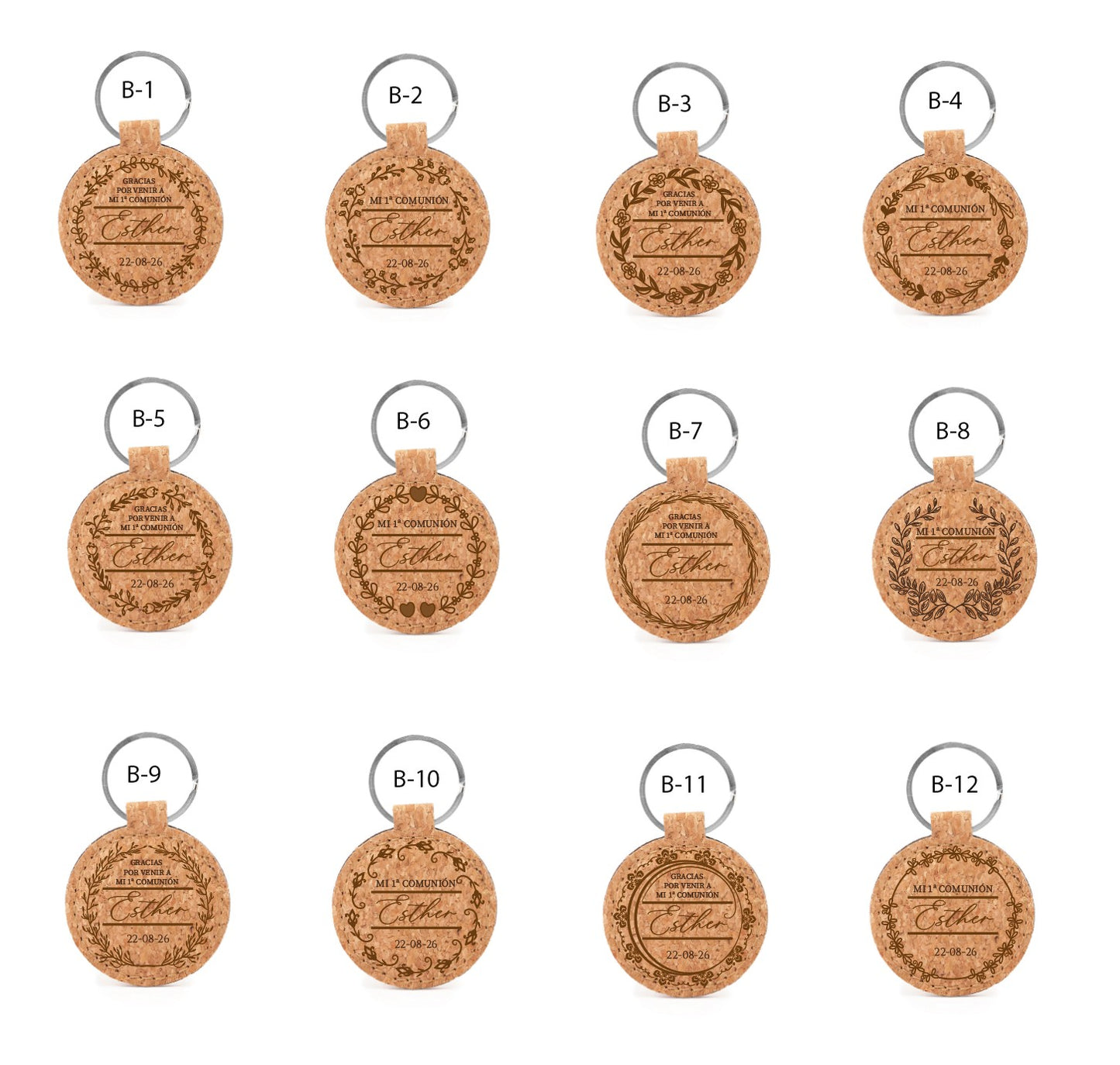 Llavero de Corcho  - Modelo CM4