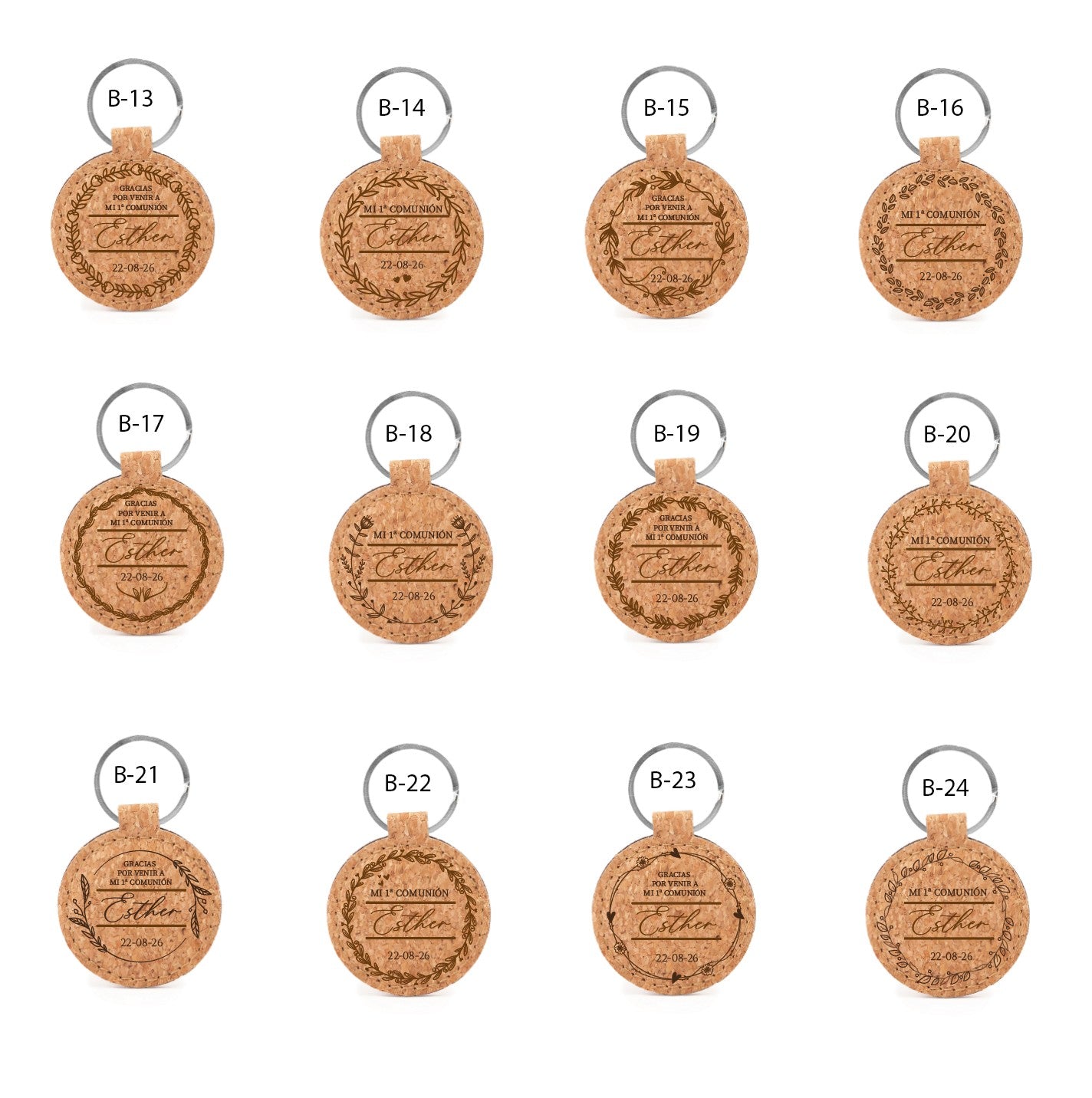 Llavero de Corcho  - Modelo CM4