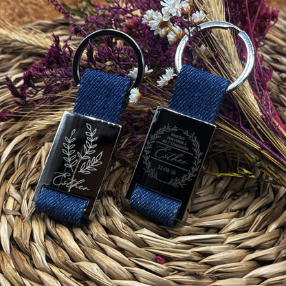 Llavero de Tela Metálico - Modelo CM9