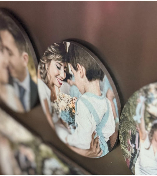 Imanes de Madera a Color