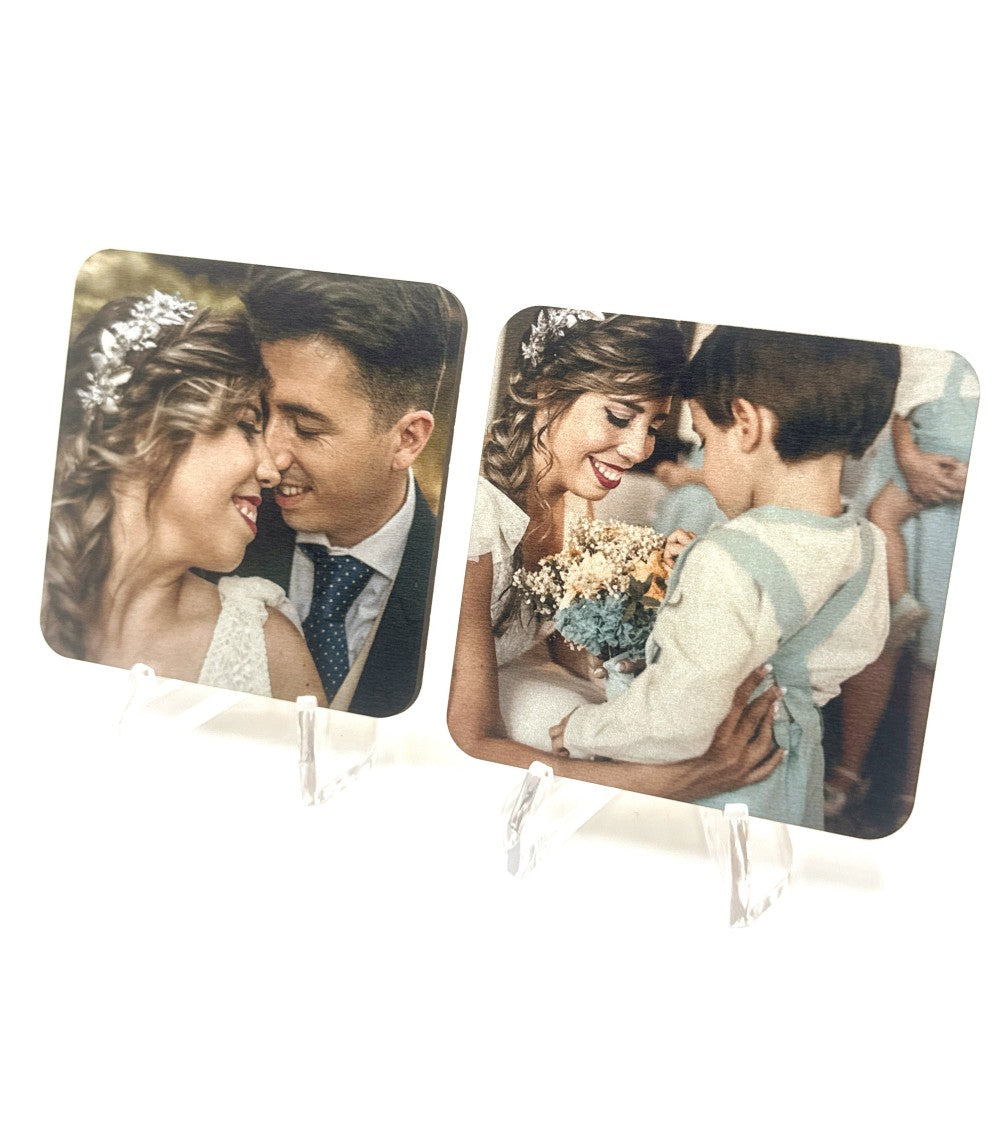 Imanes de Madera a Color