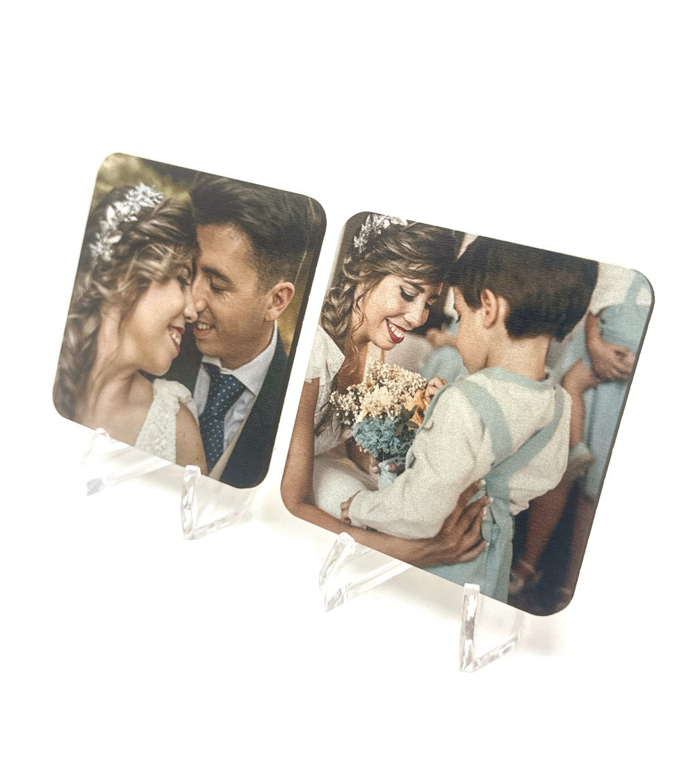 Imanes de Madera a Color