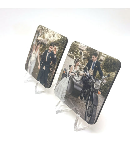 Imanes de Madera a Color