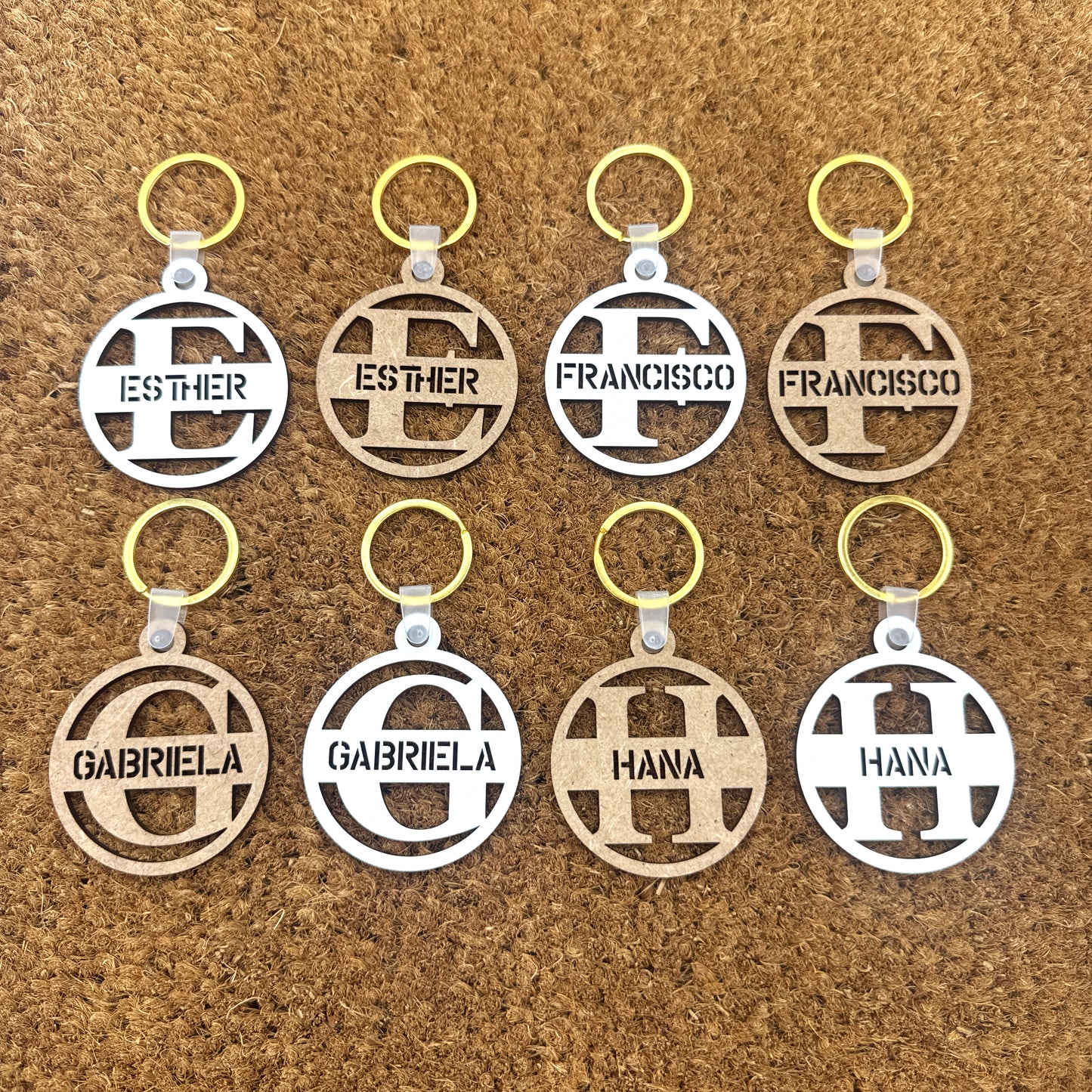 Llaveros de Madera - Modelo V1