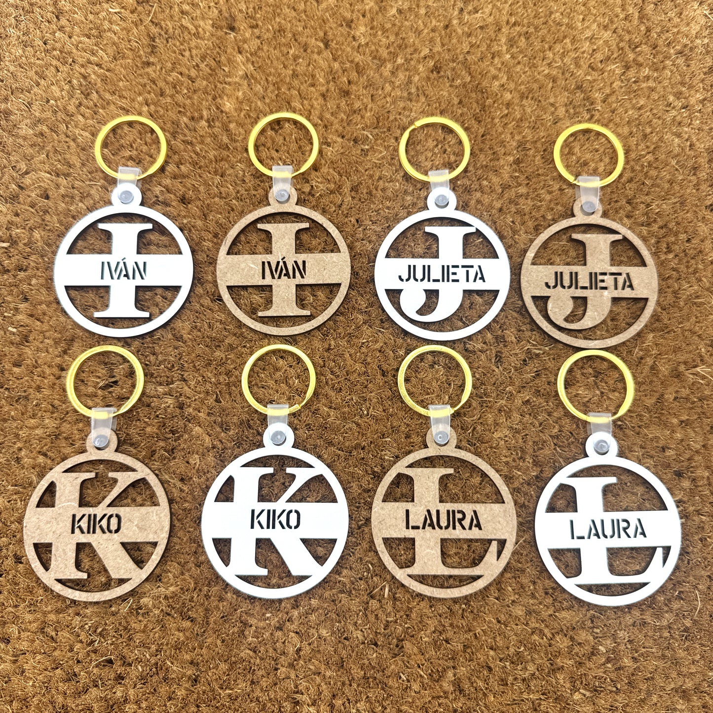 Llaveros de Madera - Modelo V1