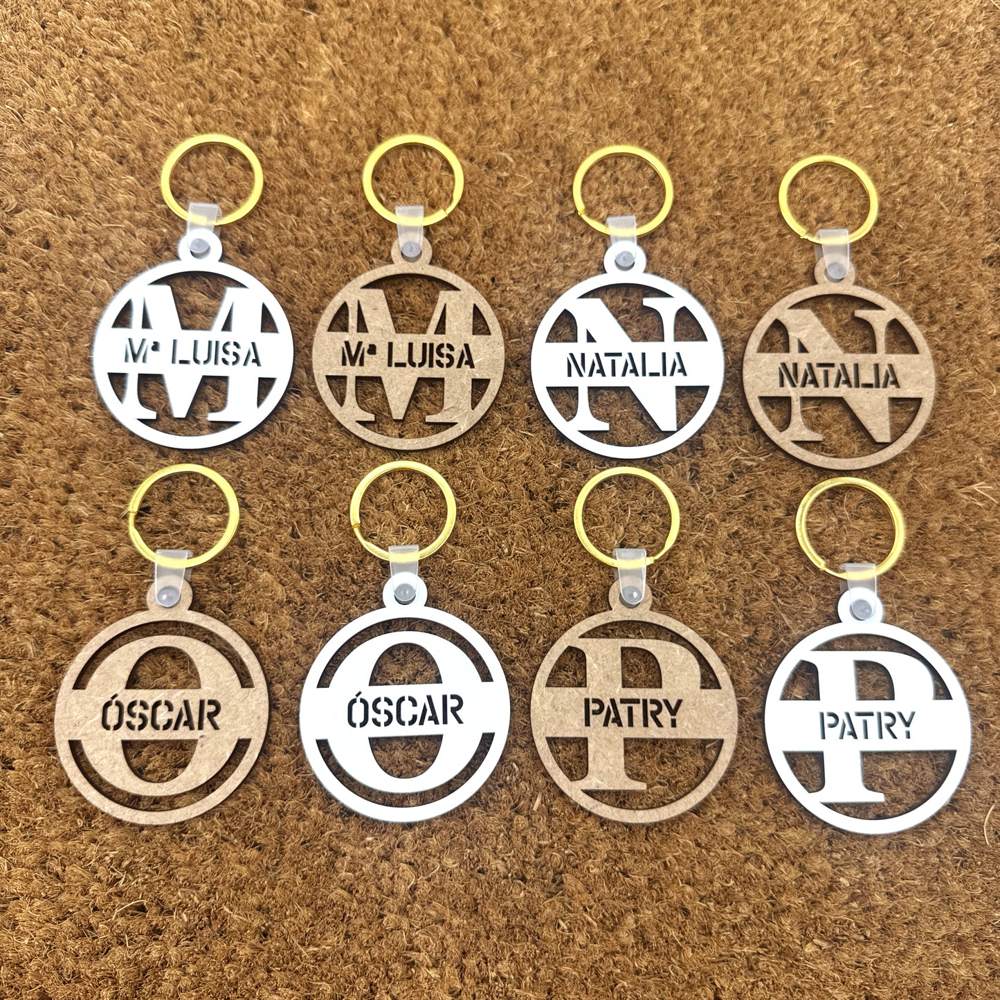 Llaveros de Madera - Modelo V1