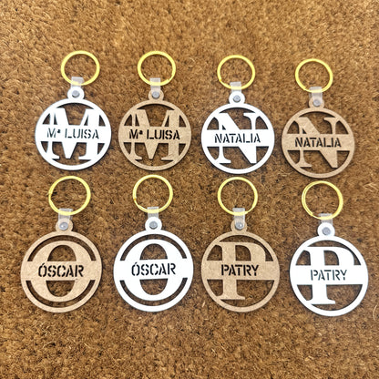 Llaveros de Madera - Modelo V1