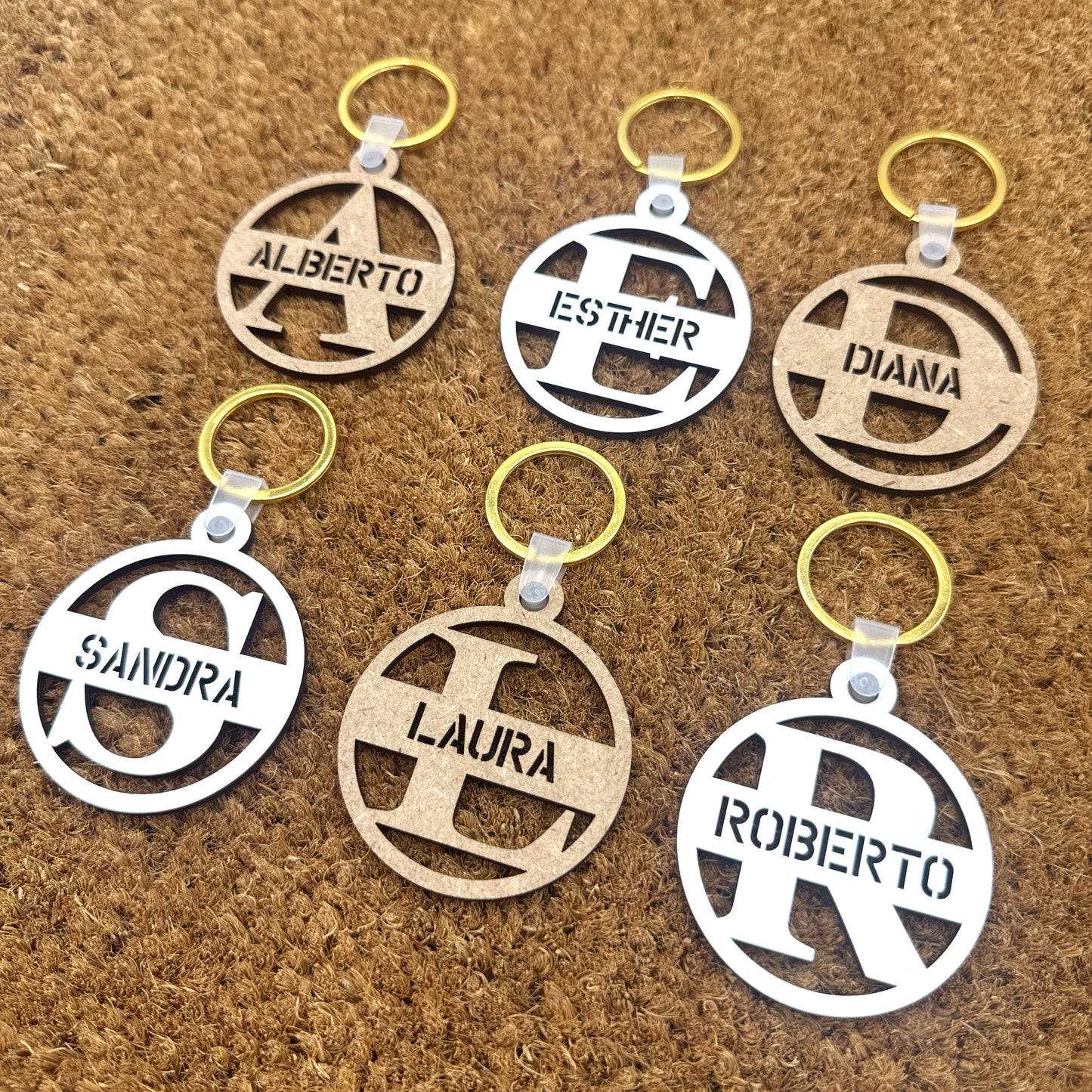 Llaveros de Madera - Modelo V1