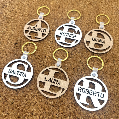 Llaveros de Madera - Modelo V1