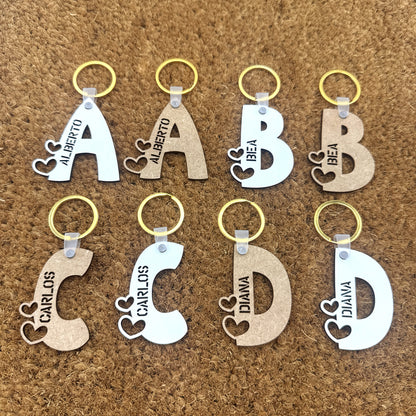 Llaveros de Madera - Modelo V2