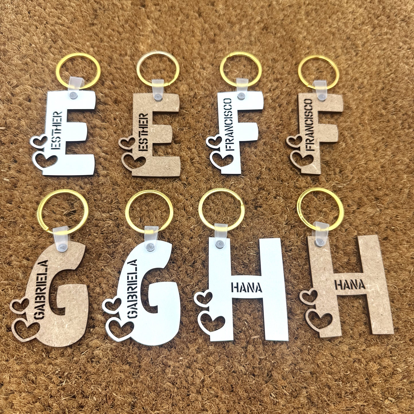 Llaveros de Madera - Modelo V2