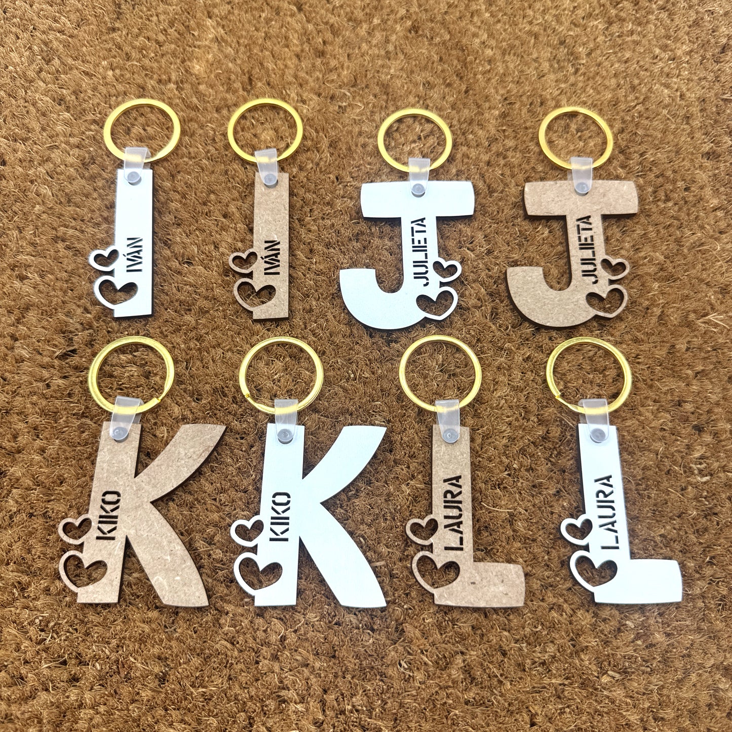 Llaveros de Madera - Modelo V2