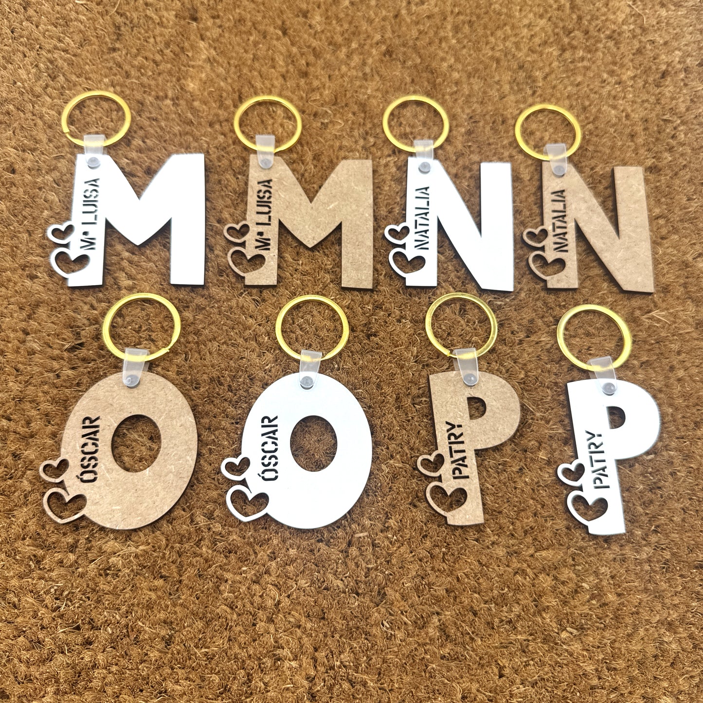 Llaveros de Madera - Modelo V2