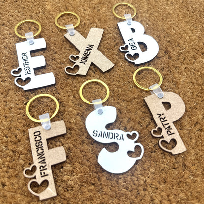 Llaveros de Madera - Modelo V2