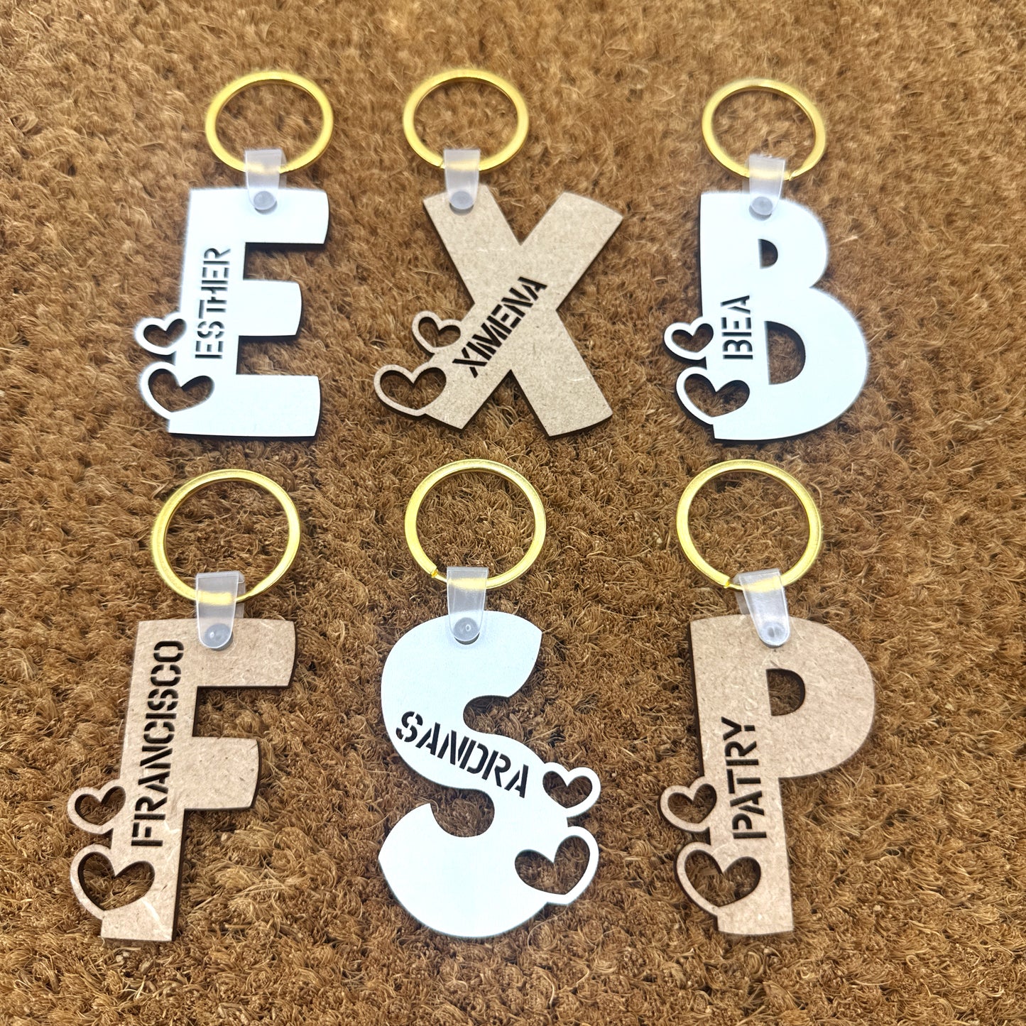 Llaveros de Madera - Modelo V2