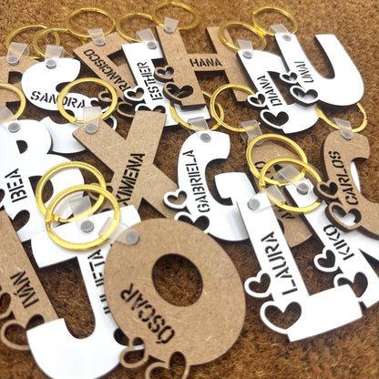 Llaveros de Madera - Modelo V2