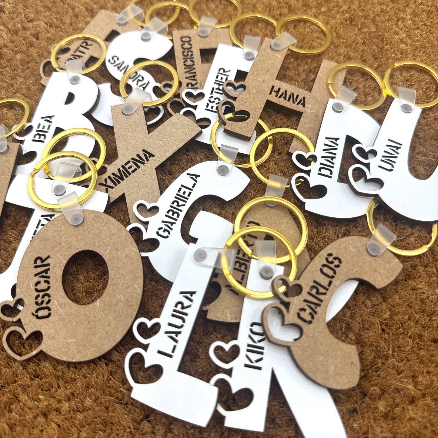 Llaveros de Madera - Modelo V2