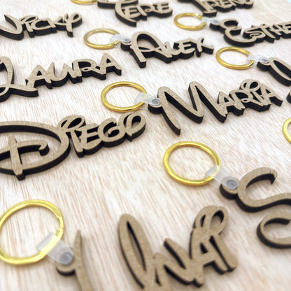 Llaveros de Madera - Modelo V4