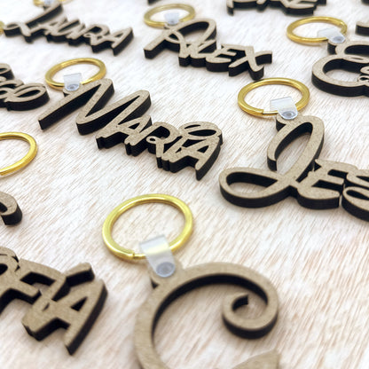 Llaveros de Madera - Modelo V4