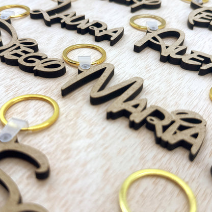 Llaveros de Madera - Modelo V4