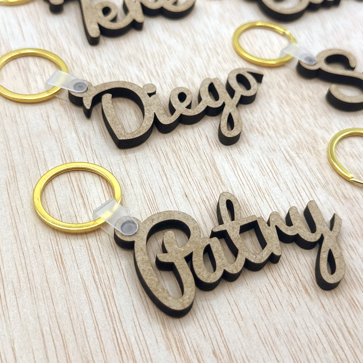 Llaveros de Madera - Modelo V3