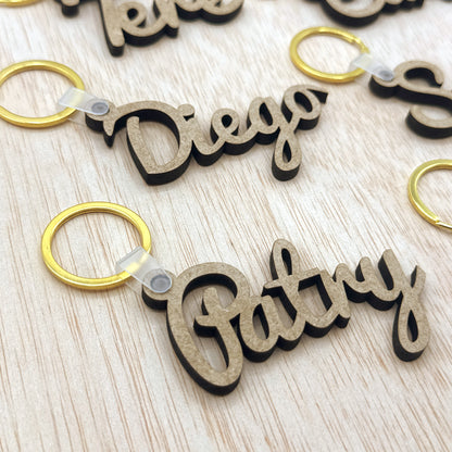 Llaveros de Madera - Modelo V3