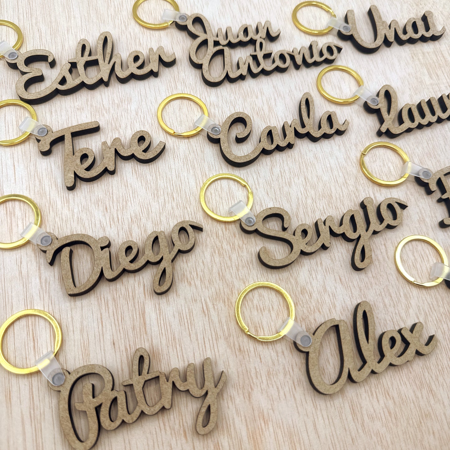 Llaveros de Madera - Modelo V3