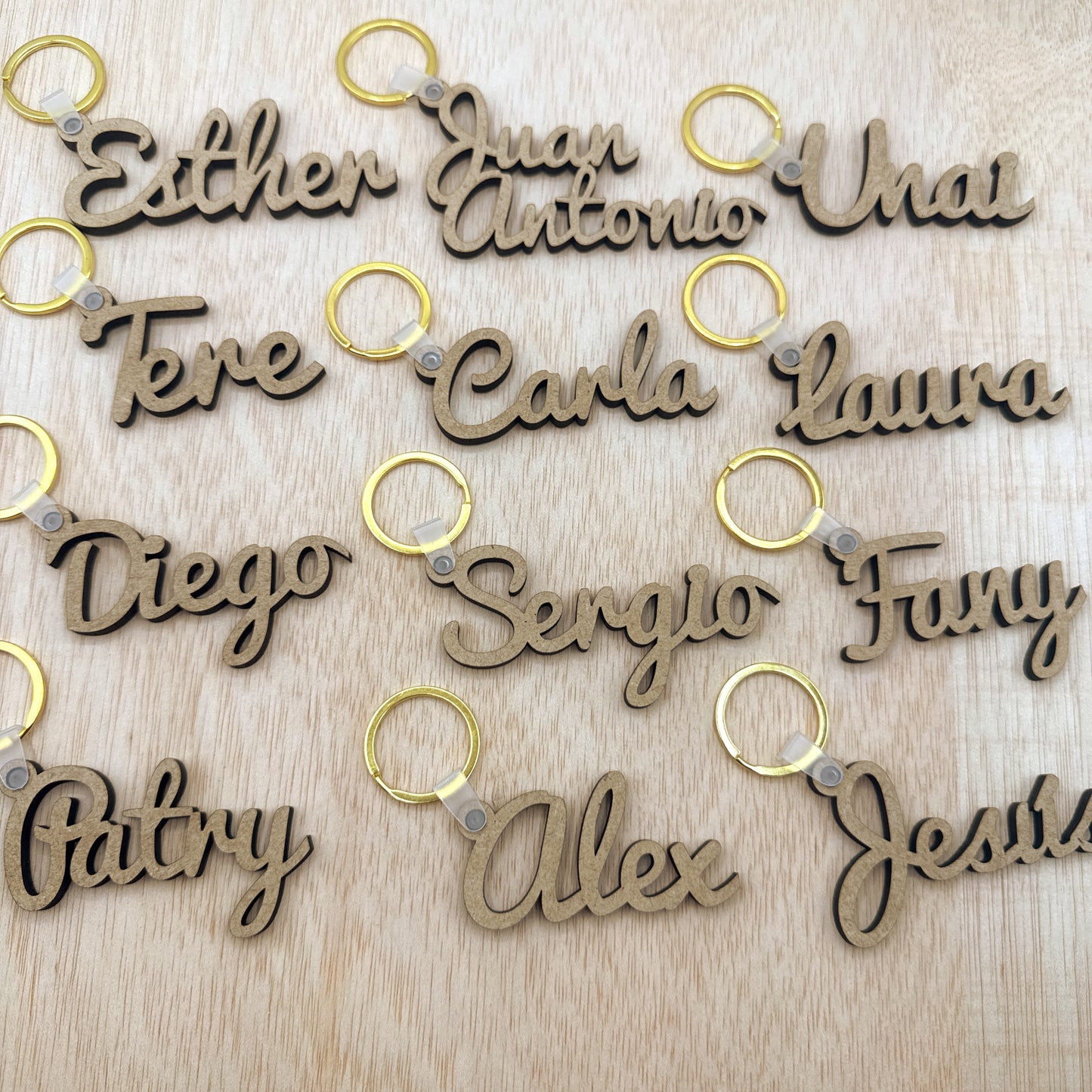 Llaveros de Madera - Modelo V3