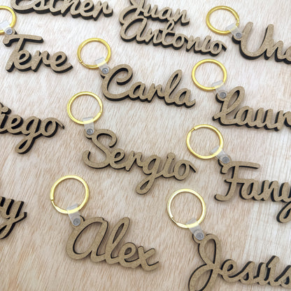 Llaveros de Madera - Modelo V3