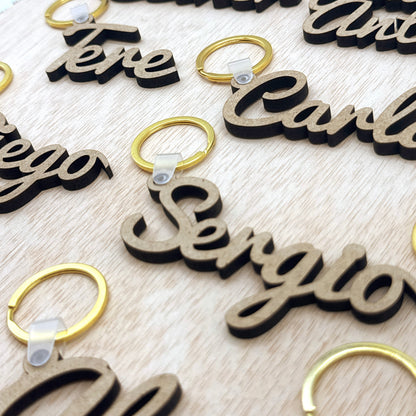 Llaveros de Madera - Modelo V3