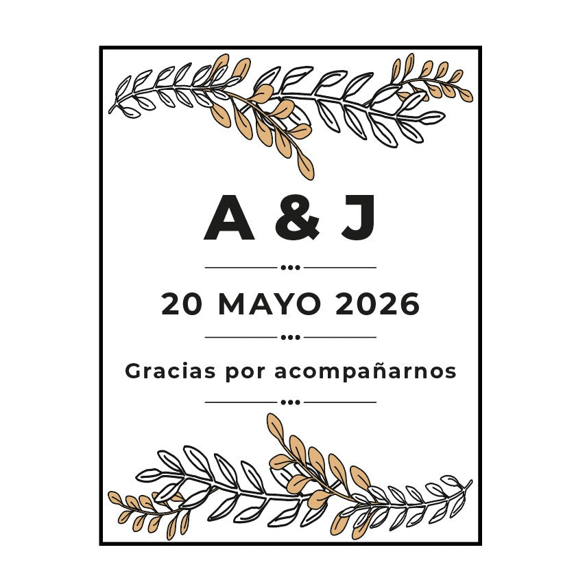 Tarjeta de Agradecimiento - Modelo 3