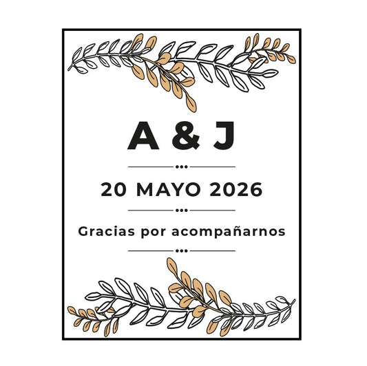 Tarjeta de Agradecimiento - Modelo 3