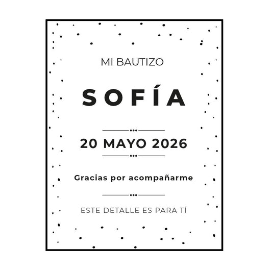 Tarjeta de Agradecimiento - Modelo 5